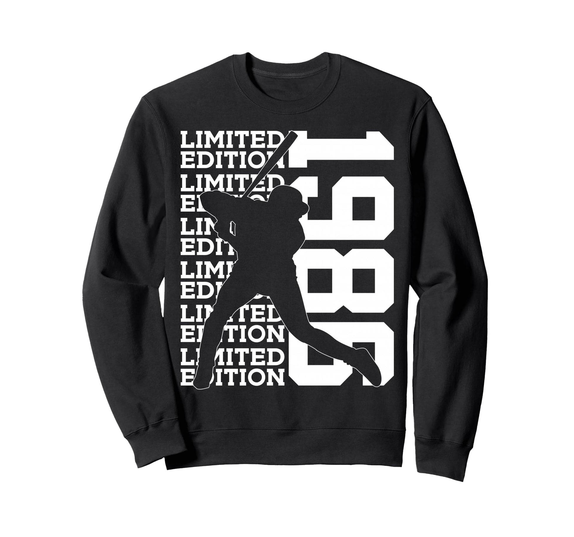1986 Baseball 40Th Birthday Sweatshirt - Casual Everyday Wear for Adults - T-Shirt, Sweatshirt, Hoodie