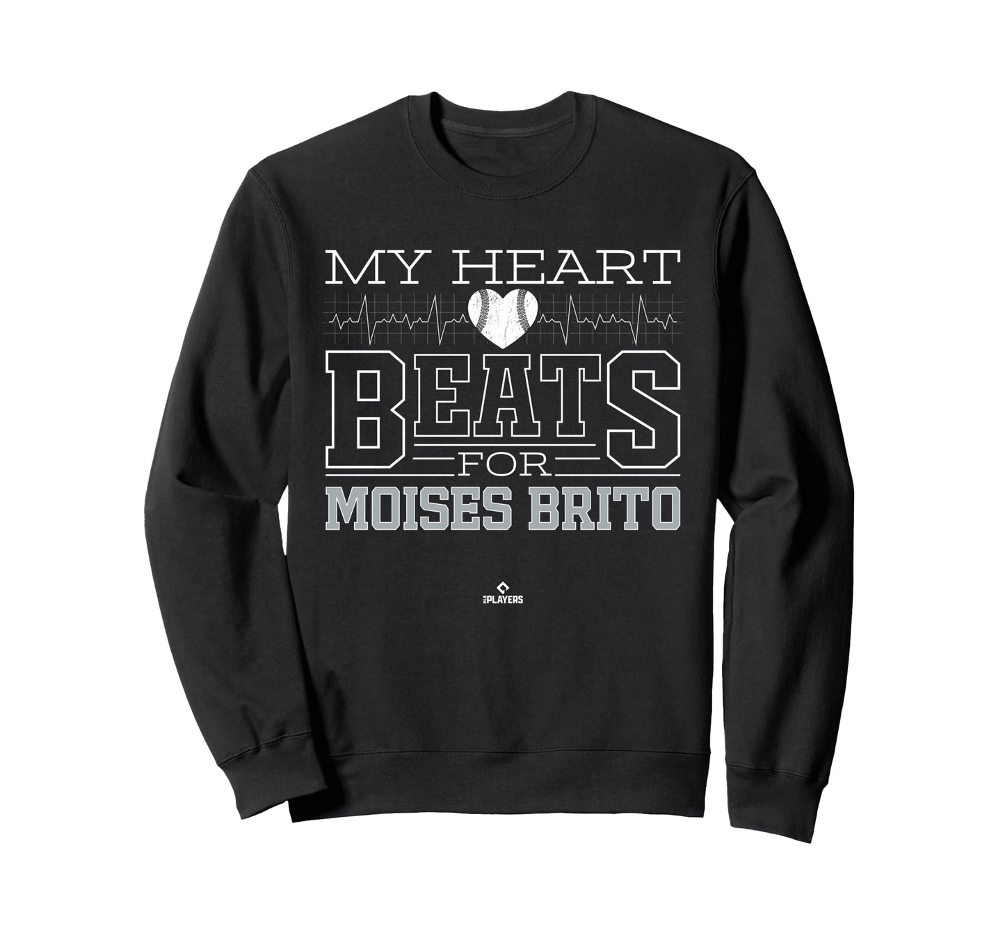 My Heart Beats Moises Brito Prospect Sweatshirt - Graphic Print Men Women - T-Shirt, Sweatshirt, Hoodie