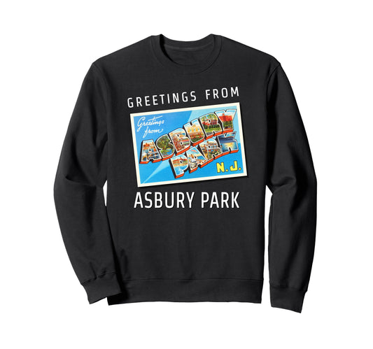 Asbury Park New Jersey Nj Sweatshirt - Casual Everyday Wear for Adults - T-Shirt, Sweatshirt, Hoodie
