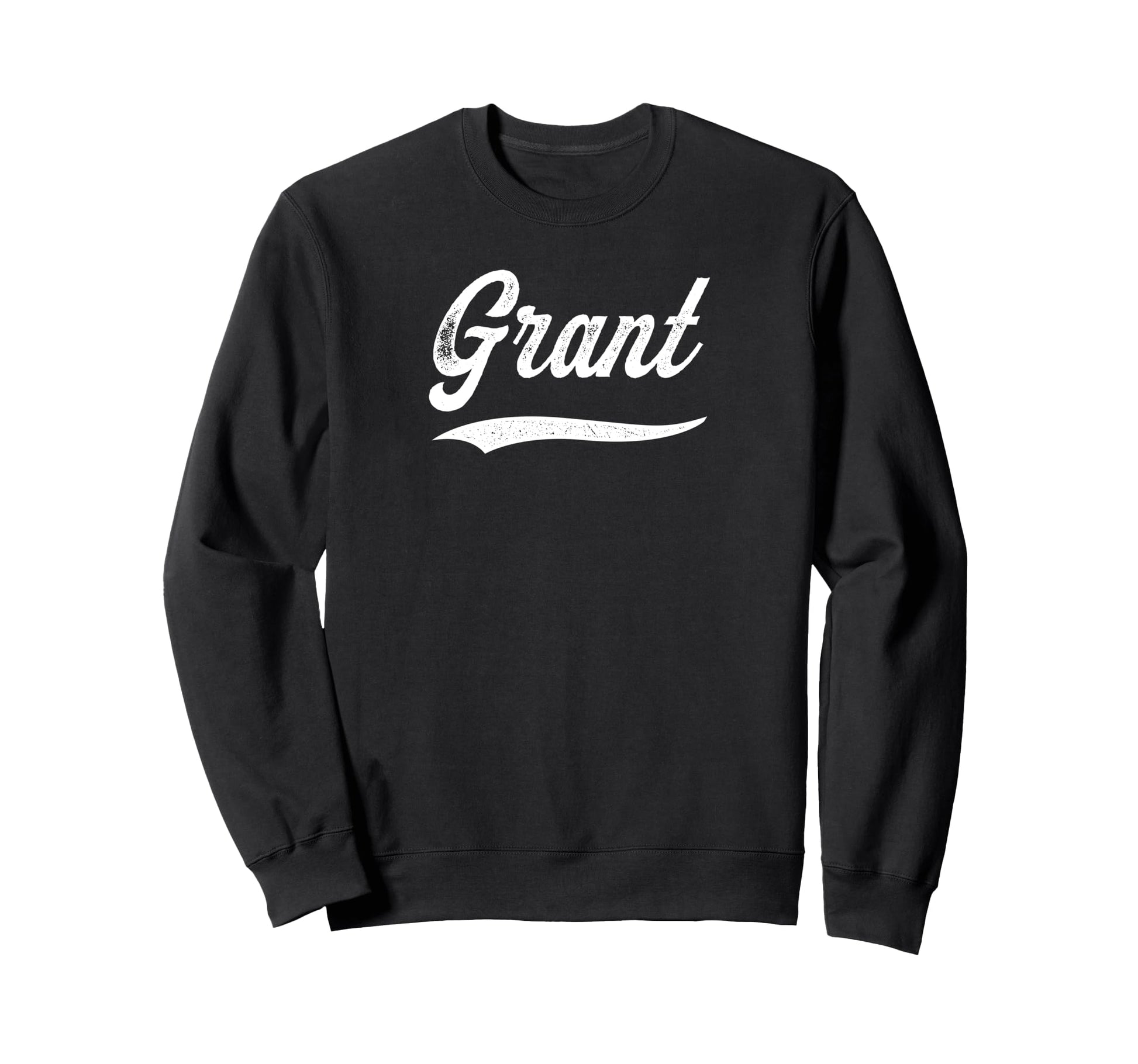 Distressed Script Donte Grant Sweatshirt - Novelty Apparel for Adults - T-Shirt, Sweatshirt, Hoodie