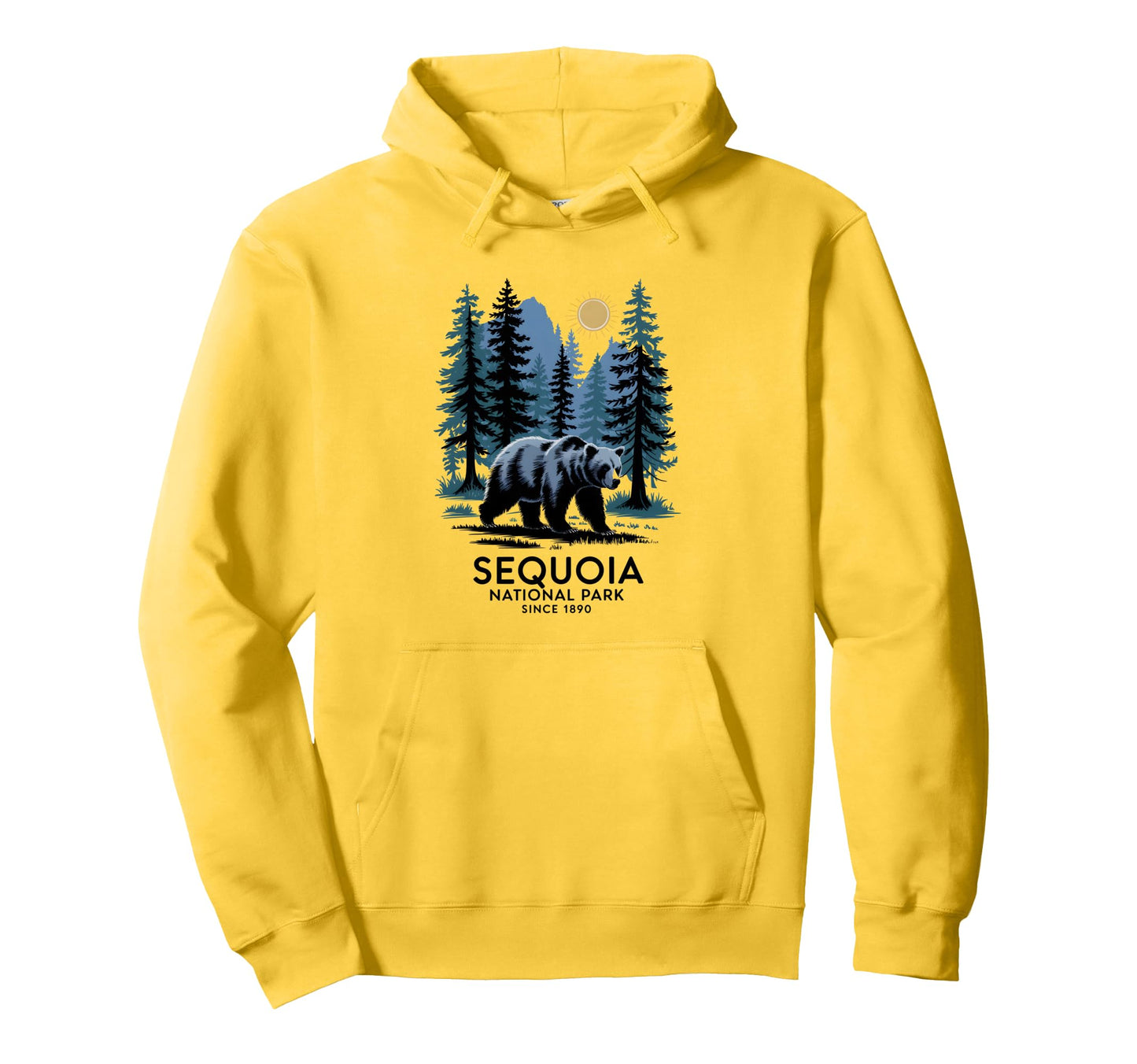 Sequoia National Park 1890 Mountain Hoodie - Casual Everyday Wear Unisex - T-Shirt, Sweatshirt, Hoodie
