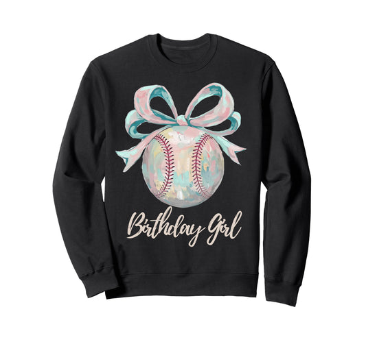 Baseball Birthday Sporty Sweatshirt - Casual Everyday Wear Men Women - T-Shirt, Sweatshirt, Hoodie
