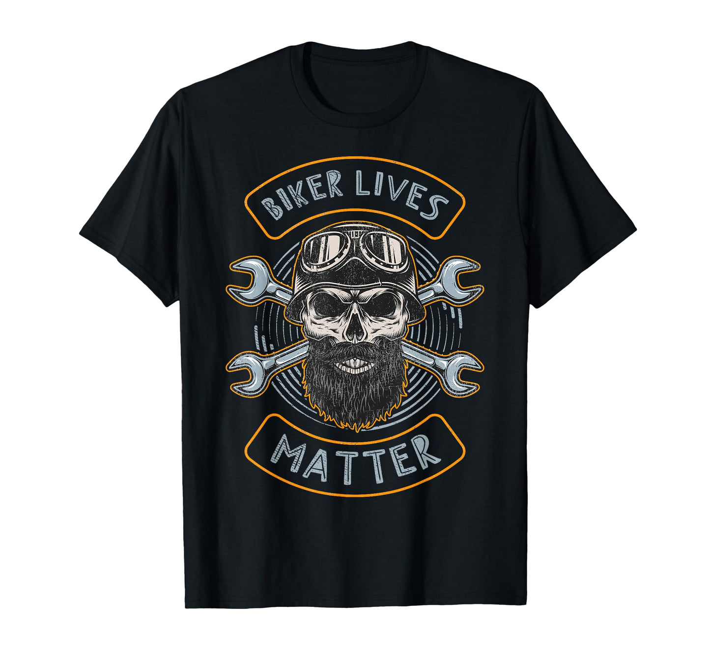 Skull Biker Lives Matter Motorcycles T-Shirt - Trendy Graphic Men Women - T-Shirt, Sweatshirt, Hoodie