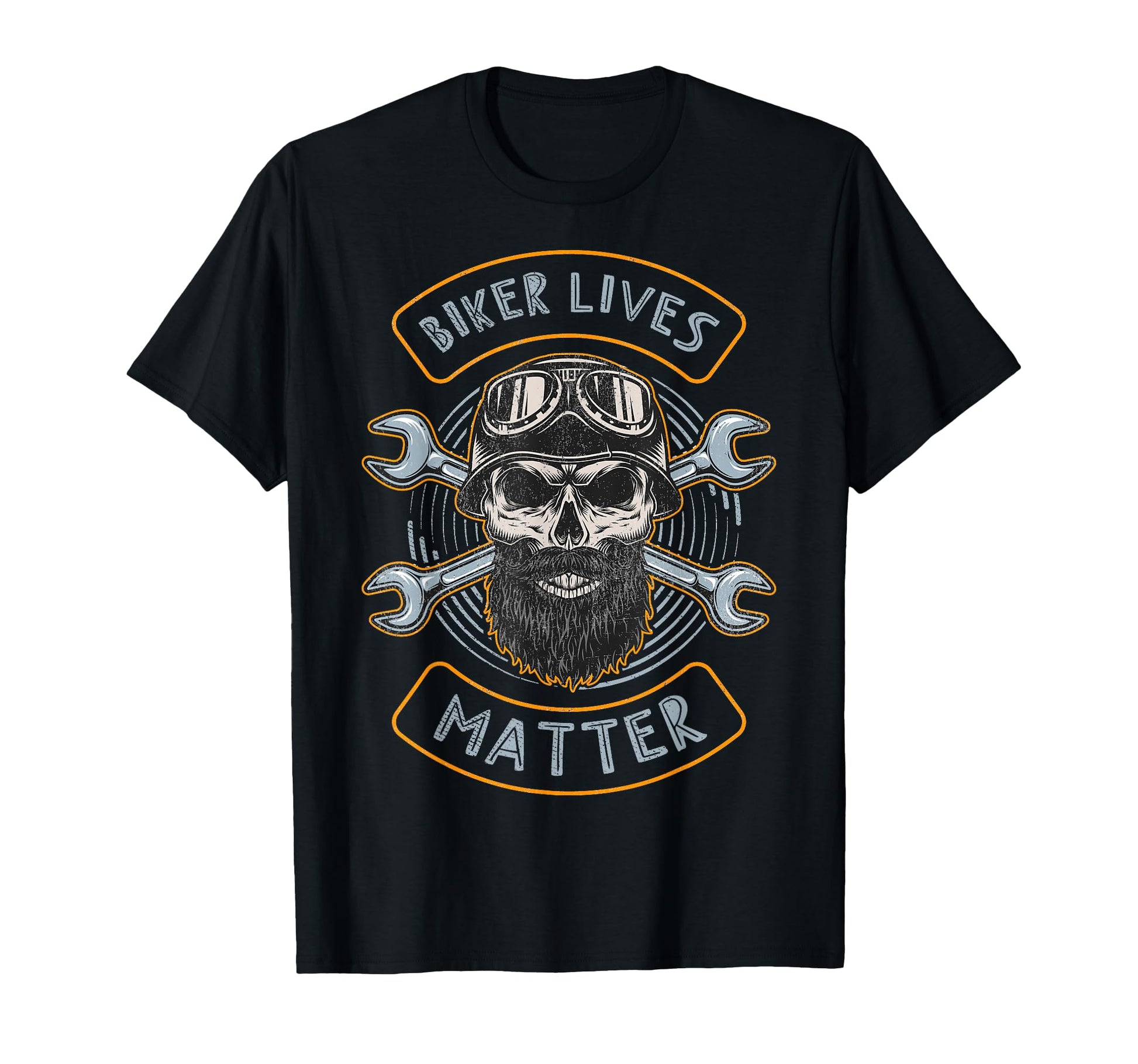 Skull Biker Lives Matter Motorcycles T-Shirt - Trendy Graphic Men Women - T-Shirt, Sweatshirt, Hoodie