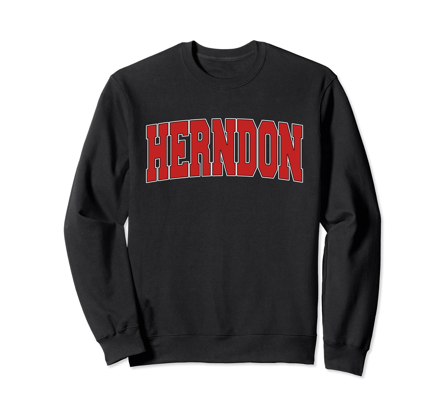 Herndon Va Virginia Varsity Usa Sports Sweatshirt - Custom Art Print Unisex - T-Shirt, Sweatshirt, Hoodie