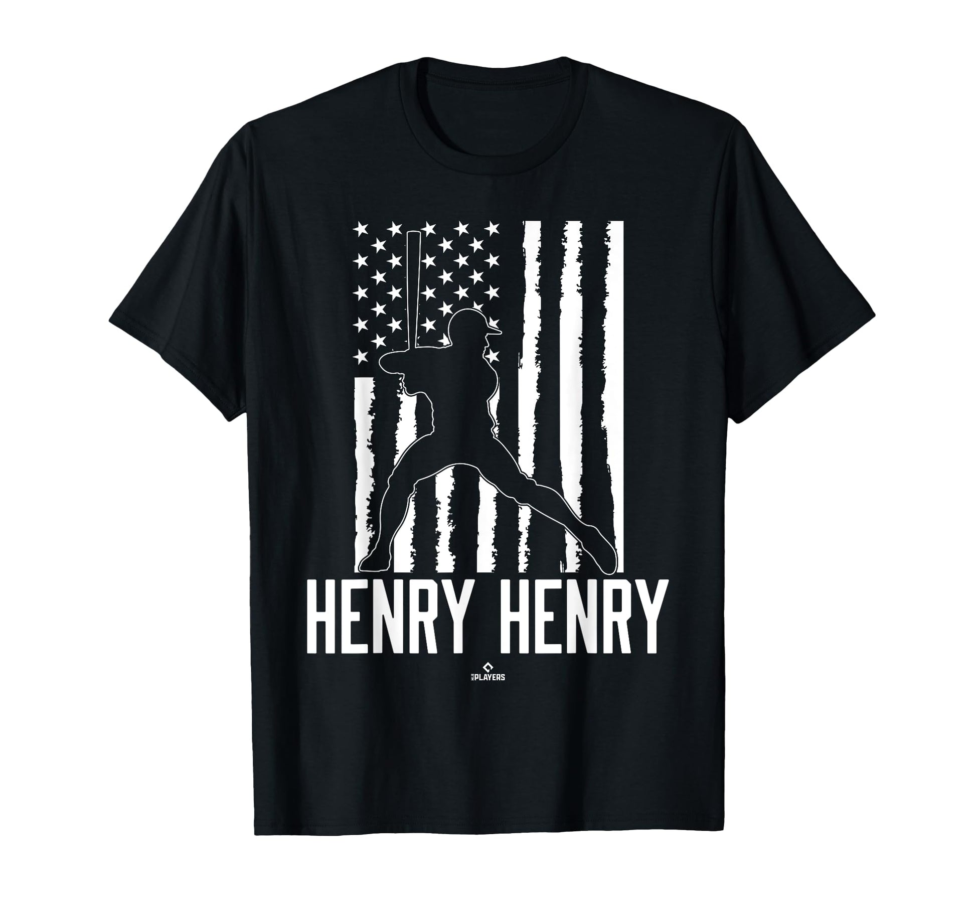 Distressed Flag Swing Henry Henry T-Shirt - Casual Everyday Wear Men Women - T-Shirt, Sweatshirt, Hoodie
