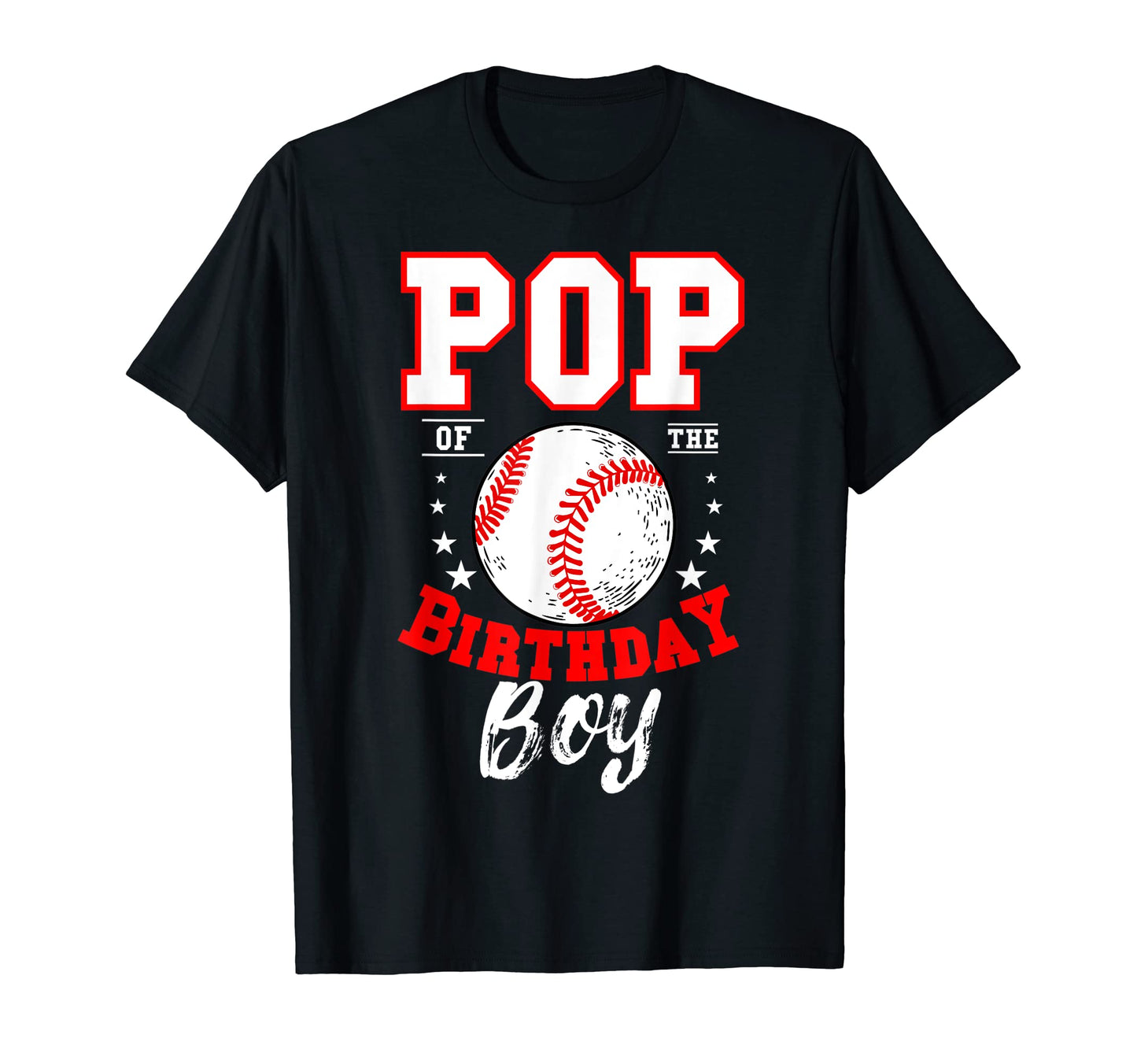 Pop Birthday Baseball Theme Bday T-Shirt - Trendy Graphic Unisex - T-Shirt, Sweatshirt, Hoodie