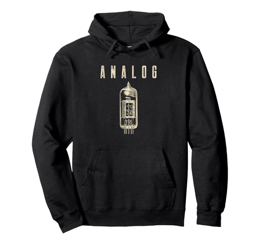 Analog Vacuum Tube Hi Fi Valve Amplifier Hoodie - Graphic Print for Adults - T-Shirt, Sweatshirt, Hoodie