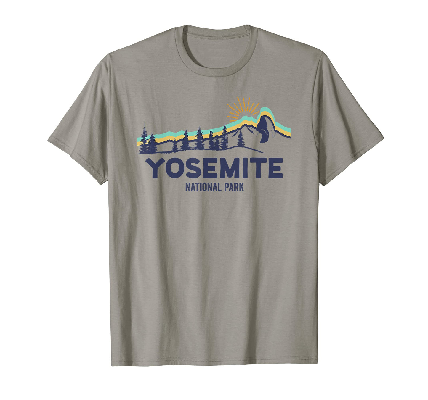 Yosemite National Park Mountain Hiking T-Shirt - Trendy Graphic Unisex - T-Shirt, Sweatshirt, Hoodie