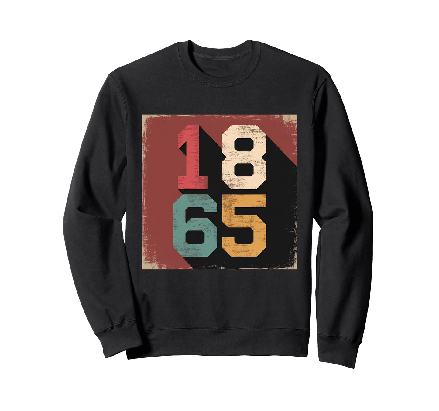 1865 Juneteenth Freedom Day Sweatshirt - Fun Novelty Design for Adults - T-Shirt, Sweatshirt, Hoodie