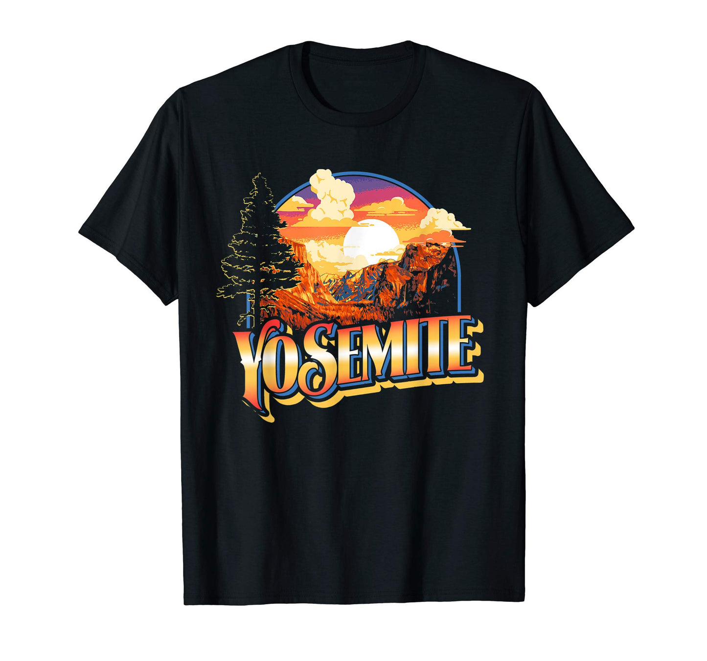 Yosemite National Park California T-Shirt - Novelty Apparel for Adults - T-Shirt, Sweatshirt, Hoodie