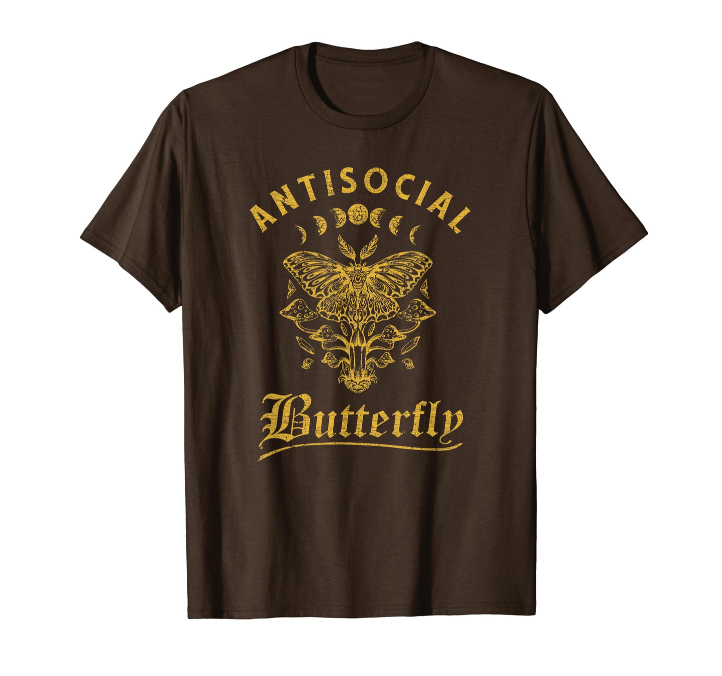 Antisocial Butterfly Grunge T-Shirt - Streetwear Style for Adults - T-Shirt, Sweatshirt, Hoodie