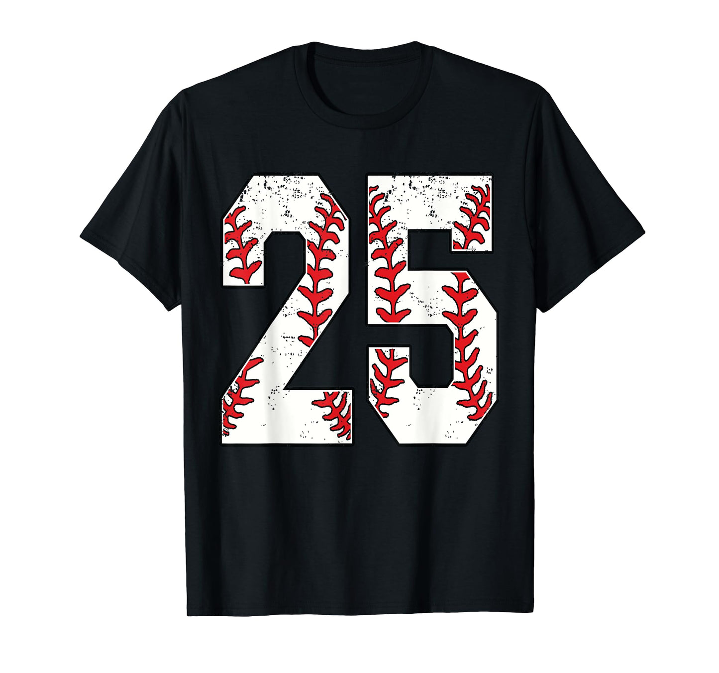 Number 25 Baseball 25 Jersey Number T-Shirt - Streetwear Style Men Women - T-Shirt, Sweatshirt, Hoodie