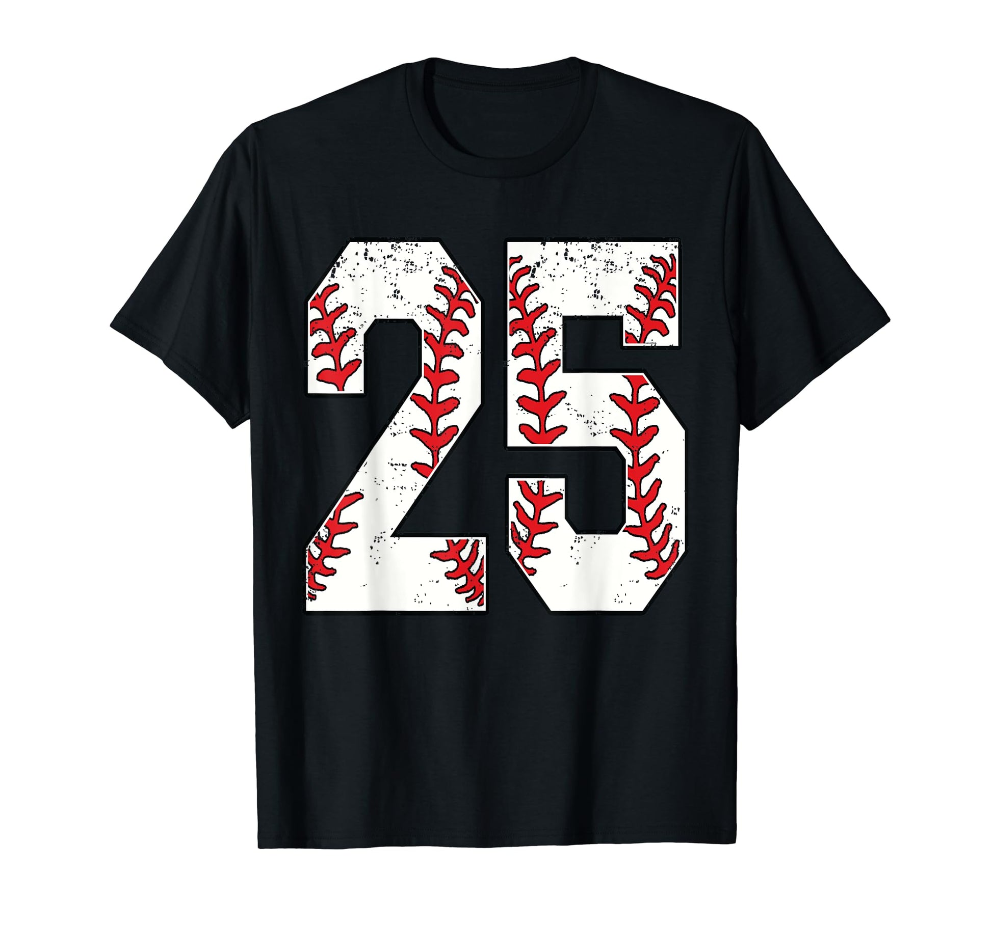 Number 25 Baseball 25 Jersey Number T-Shirt - Streetwear Style Men Women - T-Shirt, Sweatshirt, Hoodie