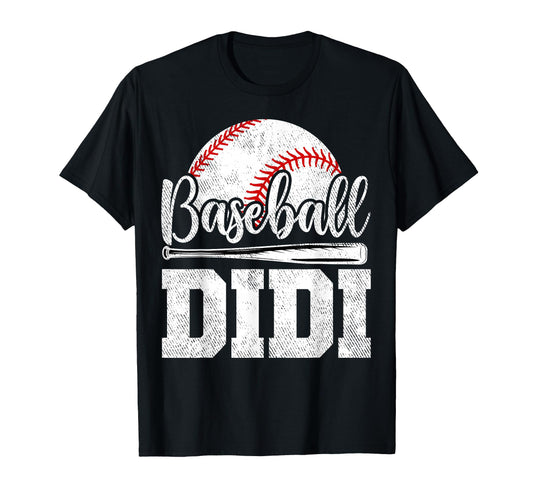 Baseball Didi Baseball Player Game Day T-Shirt - Graphic Print Unisex - T-Shirt, Sweatshirt, Hoodie