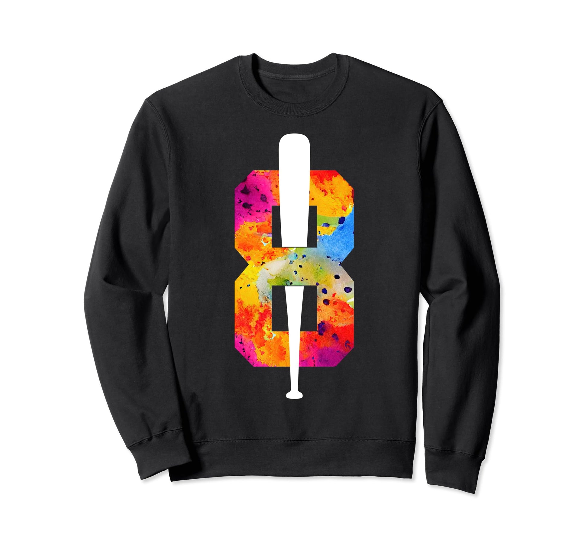 Number 8 Years Baseball 8Th Birthday Sweatshirt - Unique Graphic for Adults - T-Shirt, Sweatshirt, Hoodie