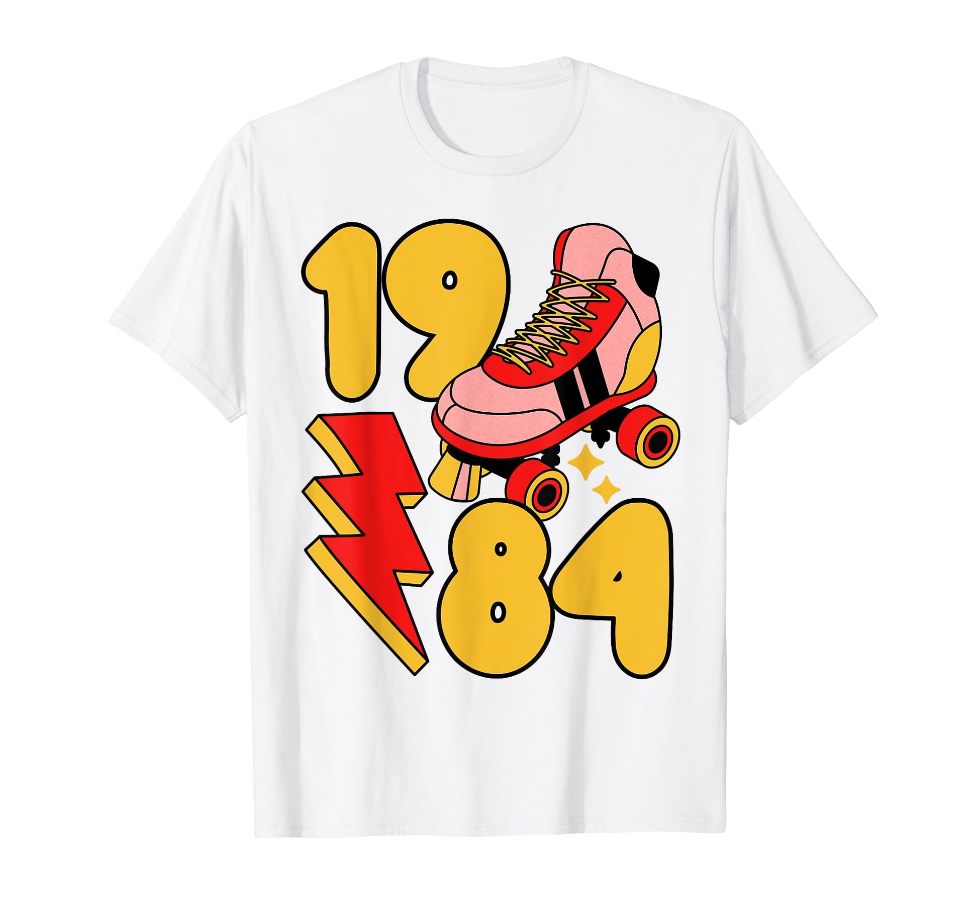 1984 Roller Skate 80S Nostalgia T-Shirt - Minimalist Print Men Women - T-Shirt, Sweatshirt, Hoodie