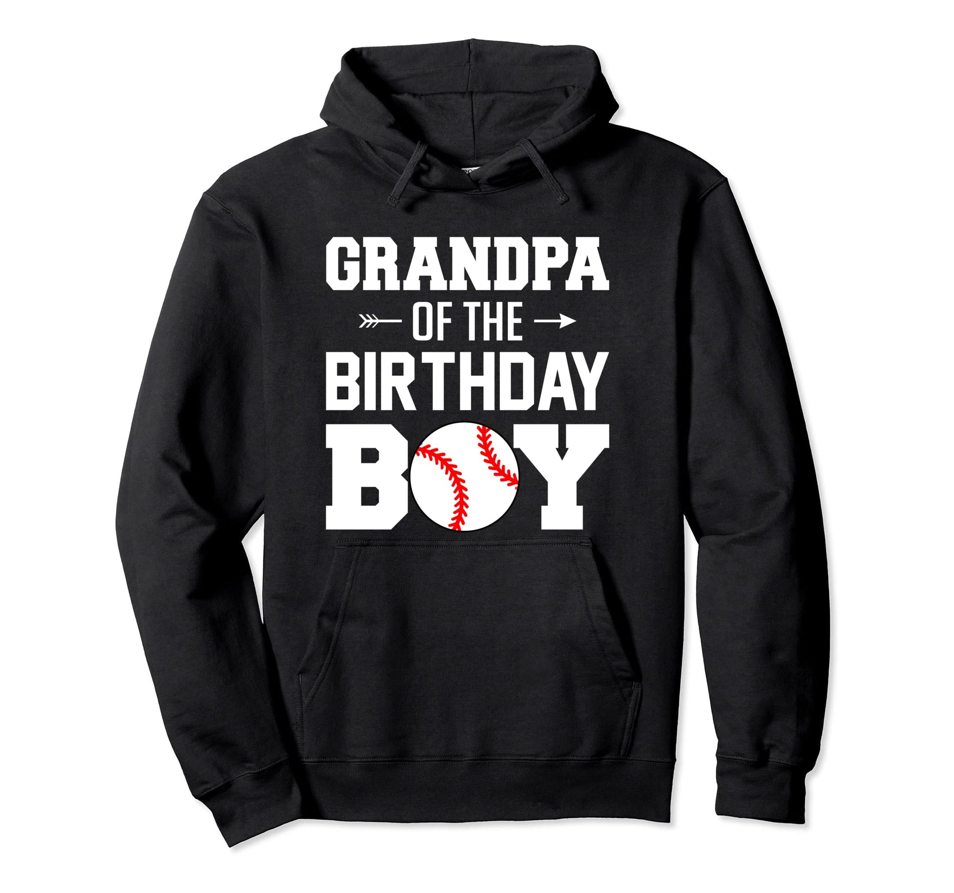 Grandpa Birthday Baseball Family Hoodie - Aesthetic Graphic for Adults - T-Shirt, Sweatshirt, Hoodie