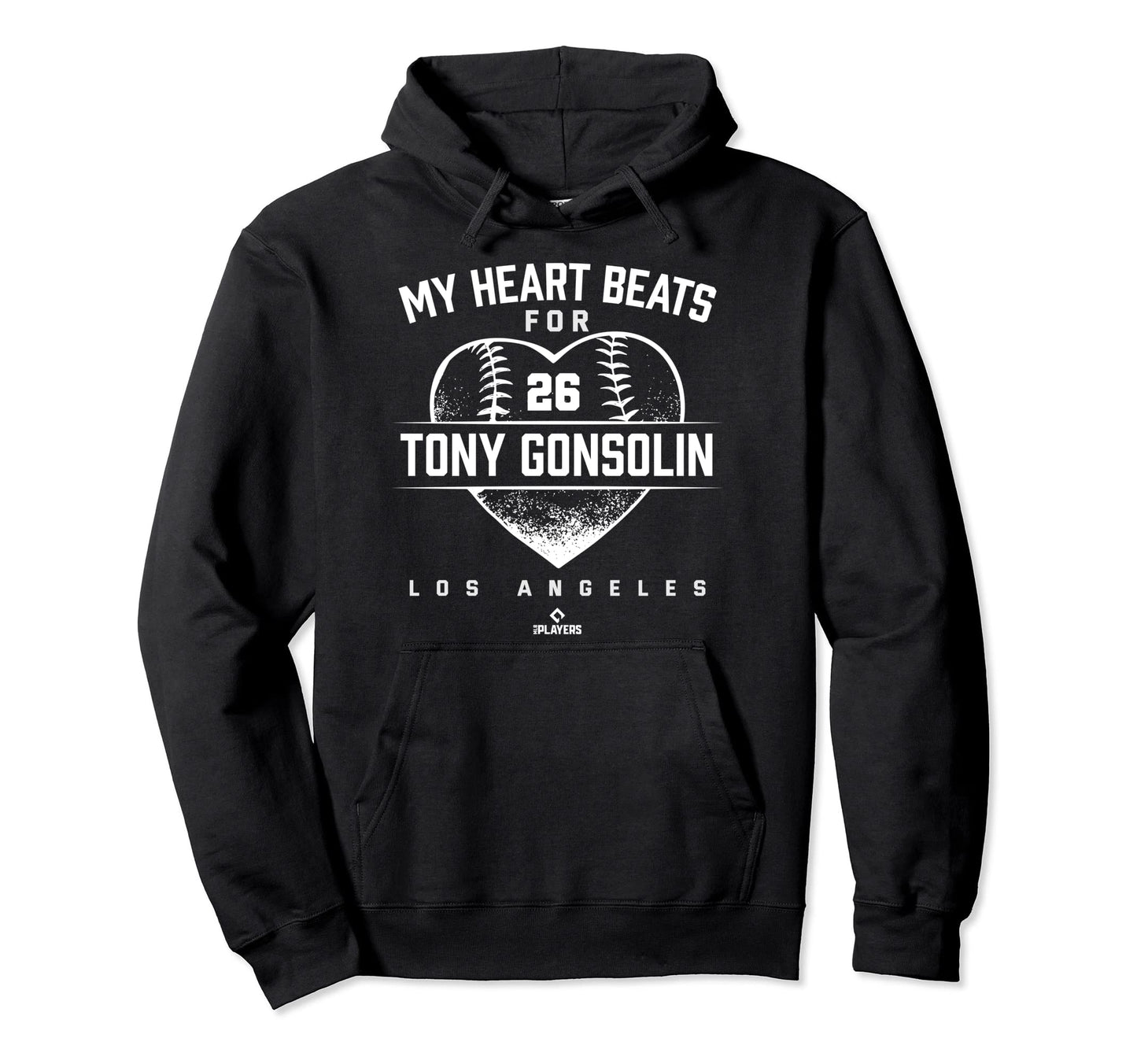 My Heart Beats Tony Gonsolin Los Hoodie - Streetwear Style Men Women - T-Shirt, Sweatshirt, Hoodie