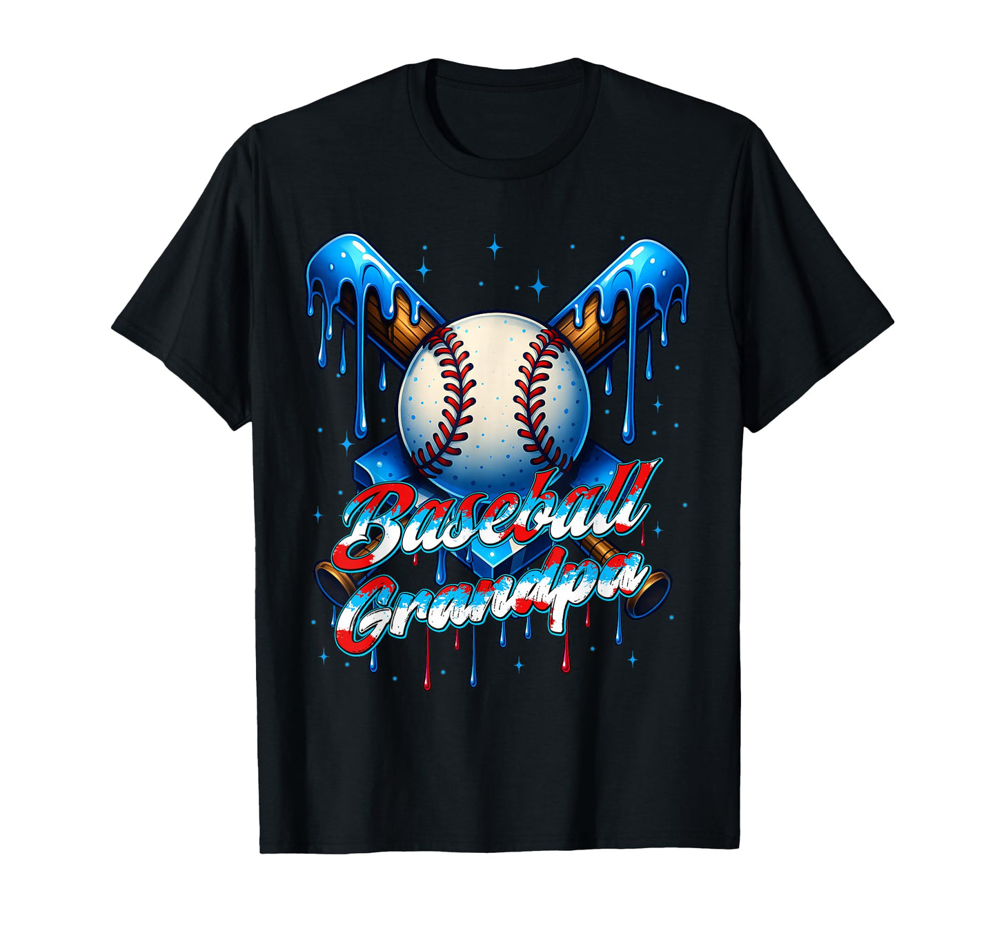 Baseball Drip Grandpa Day T-Shirt - Casual Everyday Wear Men Women - T-Shirt, Sweatshirt, Hoodie