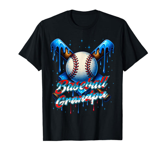 Baseball Drip Grandpa Day T-Shirt - Casual Everyday Wear Men Women - T-Shirt, Sweatshirt, Hoodie