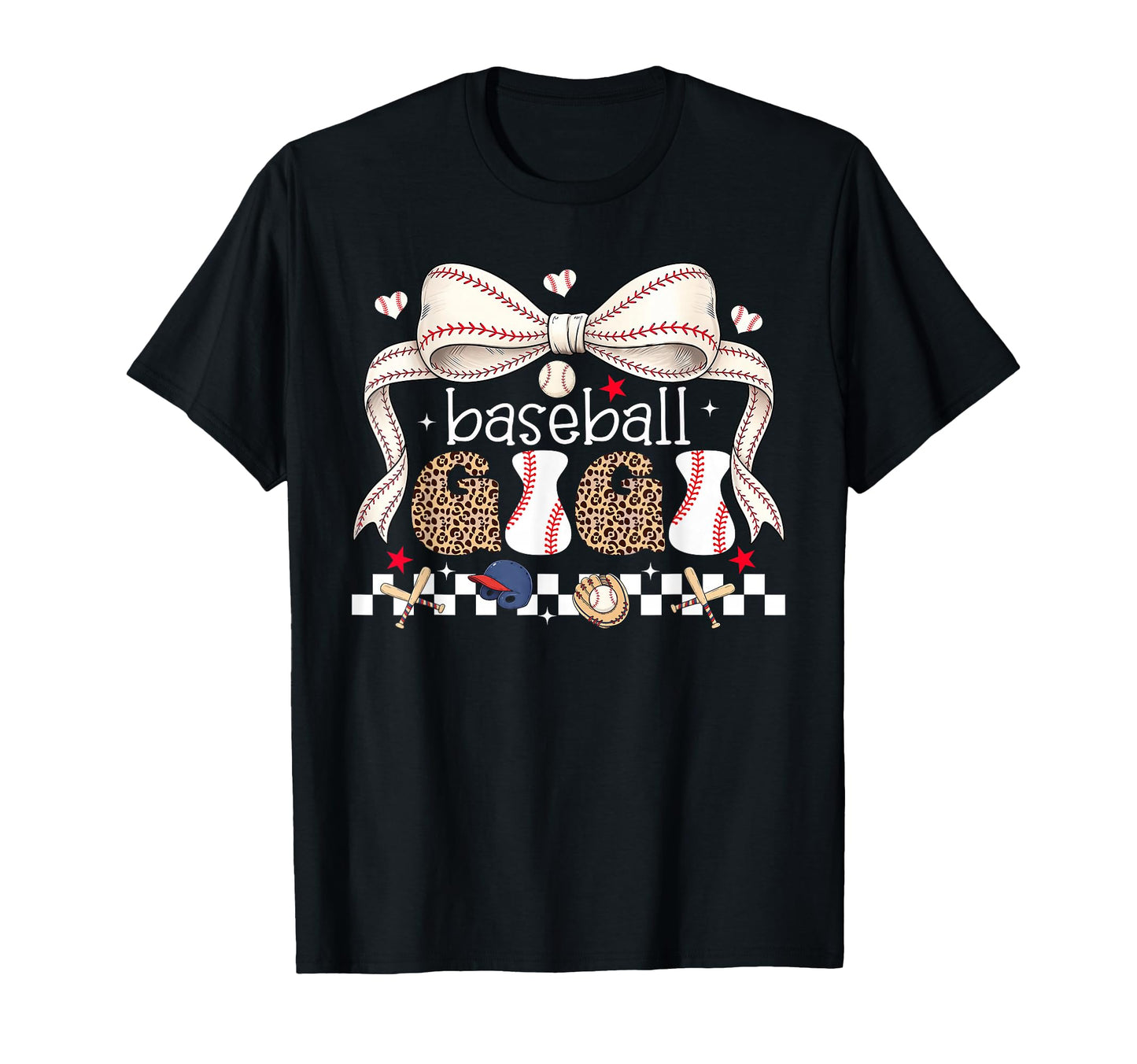 Baseball Gigi Coquette Bow Baseball T-Shirt - Minimalist Print Men Women - T-Shirt, Sweatshirt, Hoodie