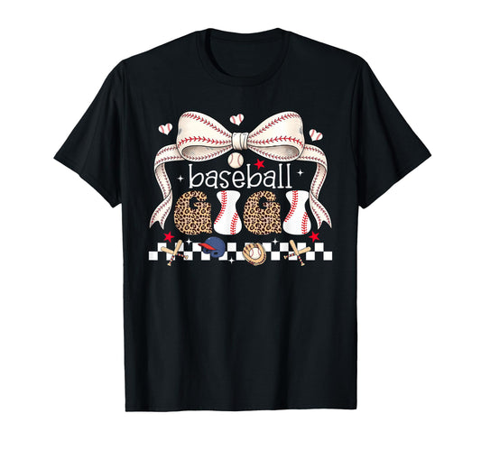 Baseball Gigi Coquette Bow Baseball T-Shirt - Minimalist Print Men Women - T-Shirt, Sweatshirt, Hoodie