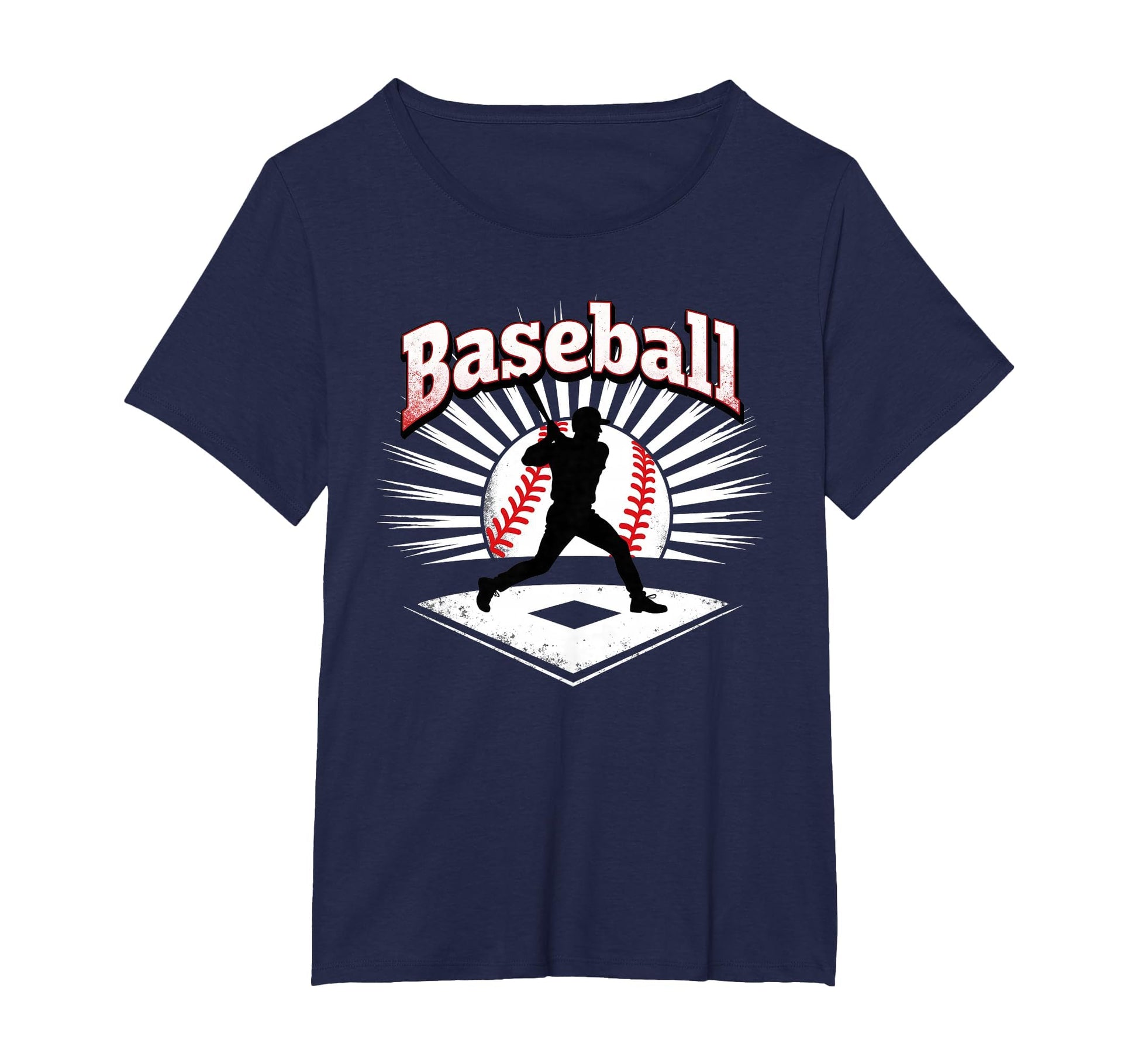 Baseball Slugger Home Run Hero Fan T-Shirt - Minimalist Print for Adults - T-Shirt, Sweatshirt, Hoodie