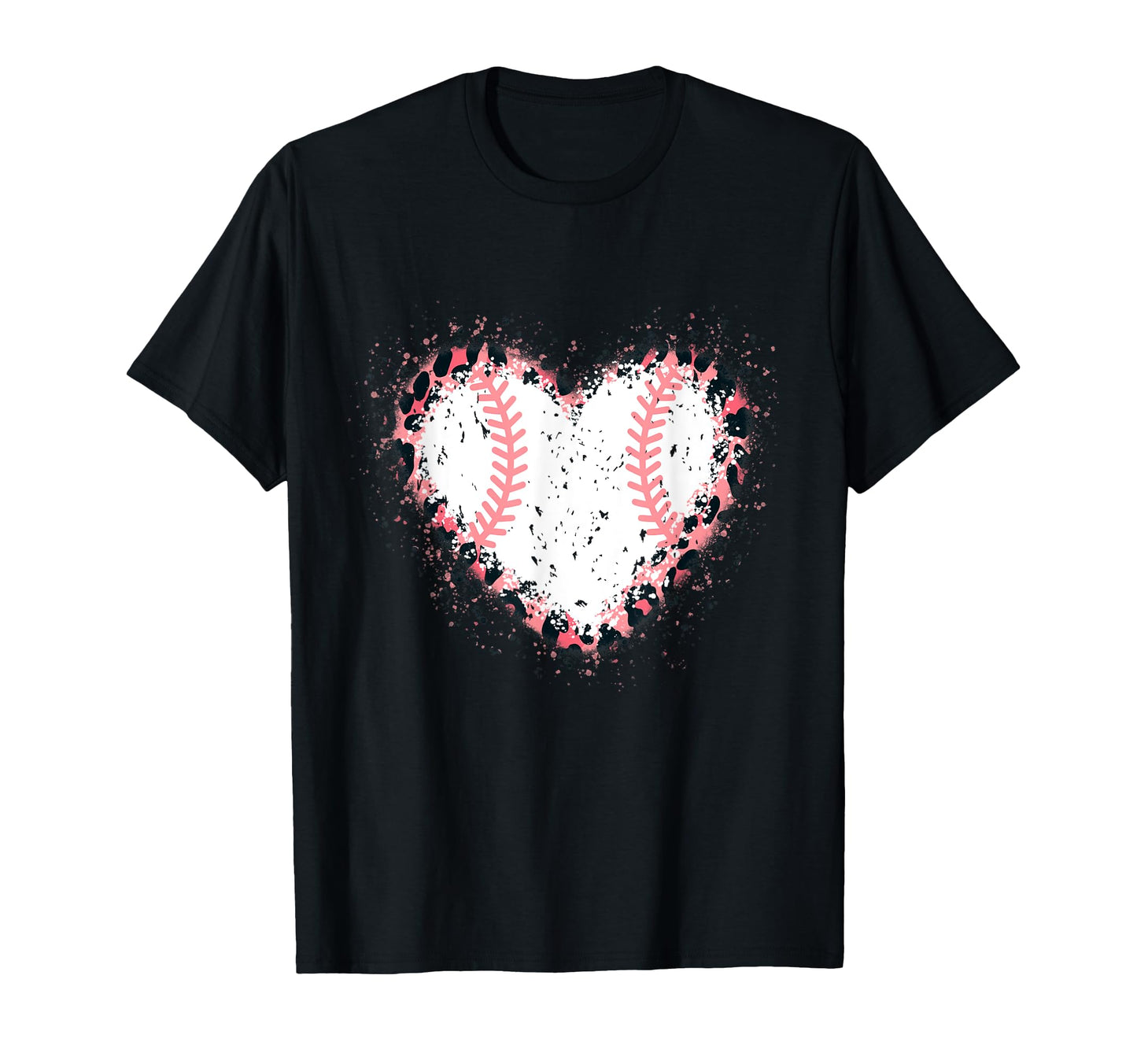 Funny Baseball Heart Baseball T-Shirt - Aesthetic Graphic for Adults - T-Shirt, Sweatshirt, Hoodie