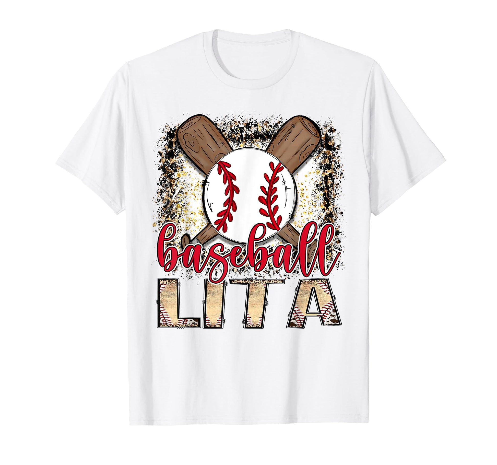 Baseball Lita Leopard Proud Ball Lita Game T-Shirt - Unique Graphic Unisex - T-Shirt, Sweatshirt, Hoodie