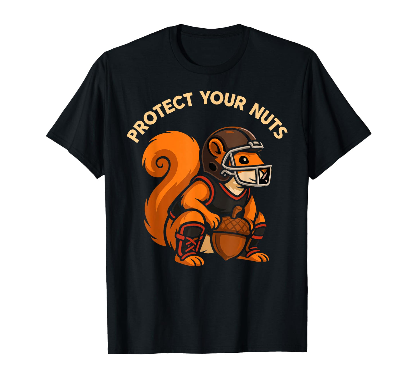 Squirell Baseball Catcher Player Joke T-Shirt - Unique Graphic for Adults - T-Shirt, Sweatshirt, Hoodie