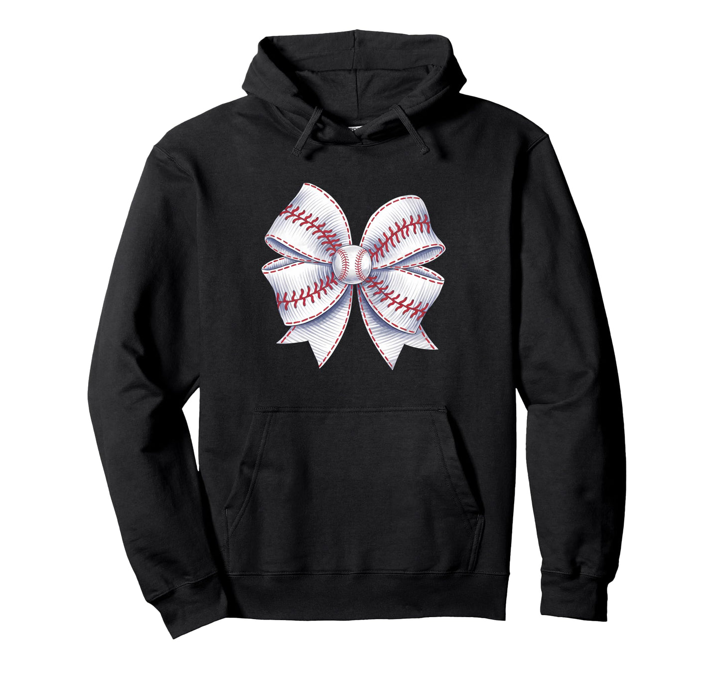 Baseball Coquette Bow Baseball Mom Hoodie - Trendy Graphic Unisex - T-Shirt, Sweatshirt, Hoodie