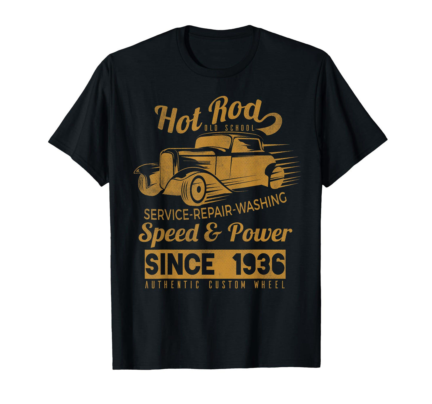 Hot Rod Old School Race Car T-Shirt - Graphic Print for Adults - T-Shirt, Sweatshirt, Hoodie