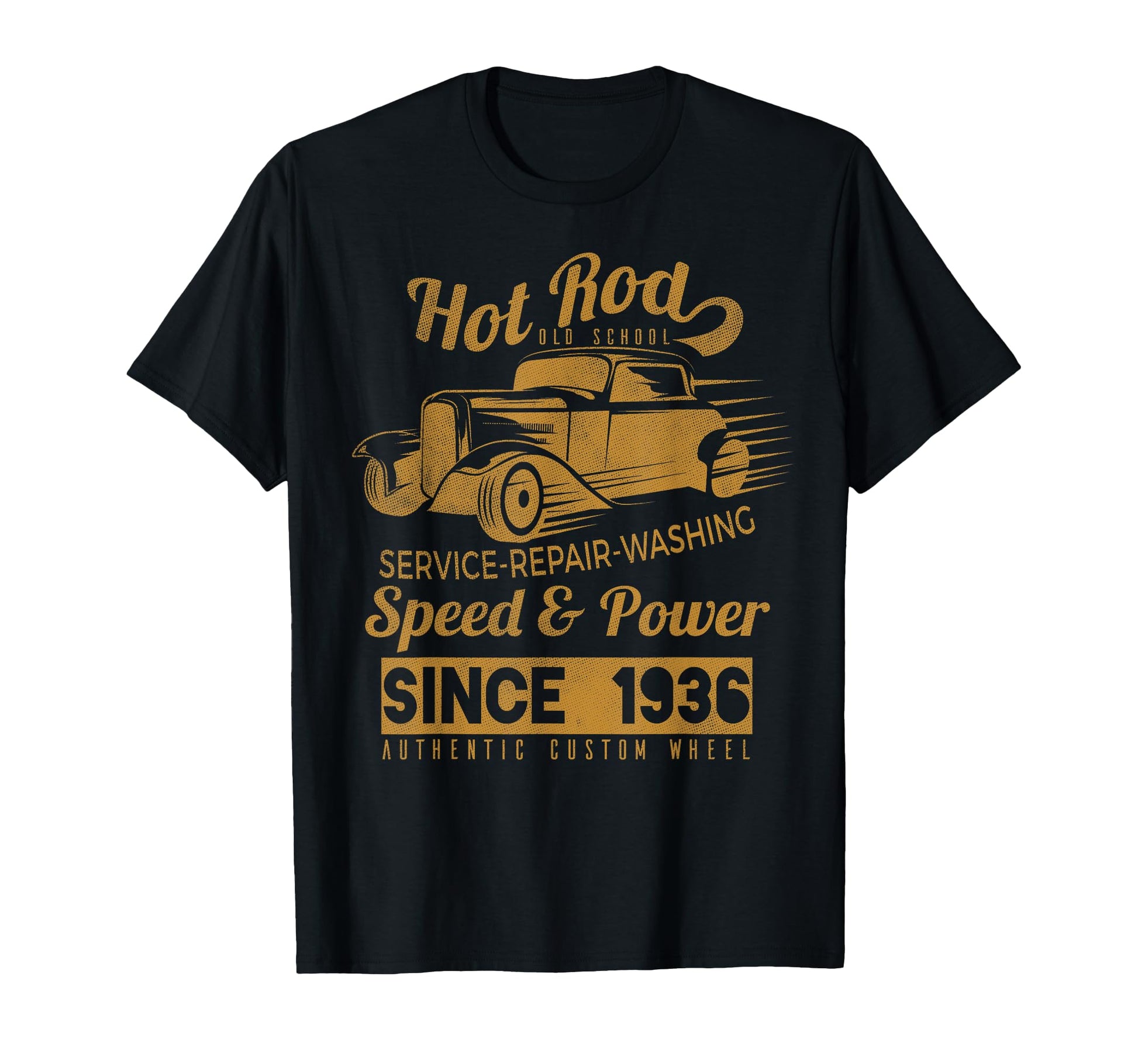 Hot Rod Old School Race Car T-Shirt - Graphic Print for Adults - T-Shirt, Sweatshirt, Hoodie