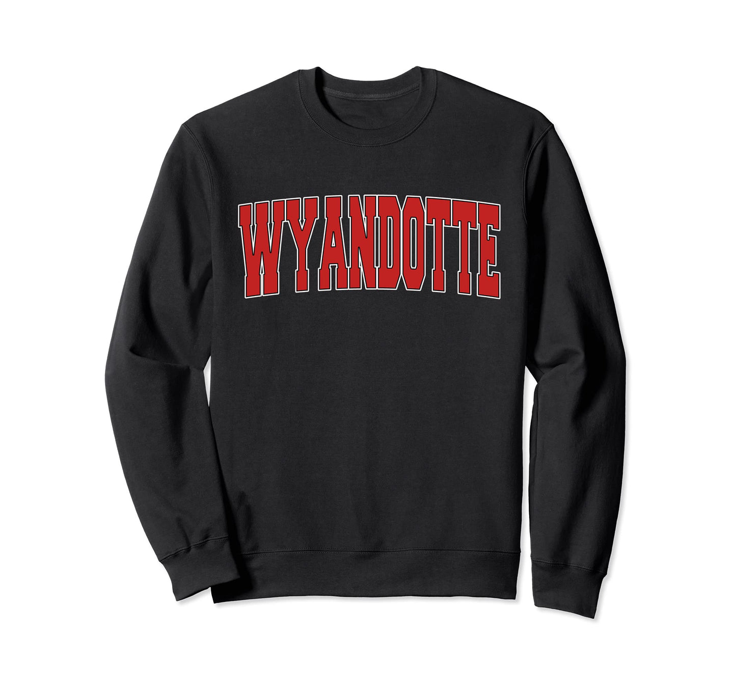 Wyandotte Mi Michigan Varsity Usa Sweatshirt - Graphic Print for Adults - T-Shirt, Sweatshirt, Hoodie