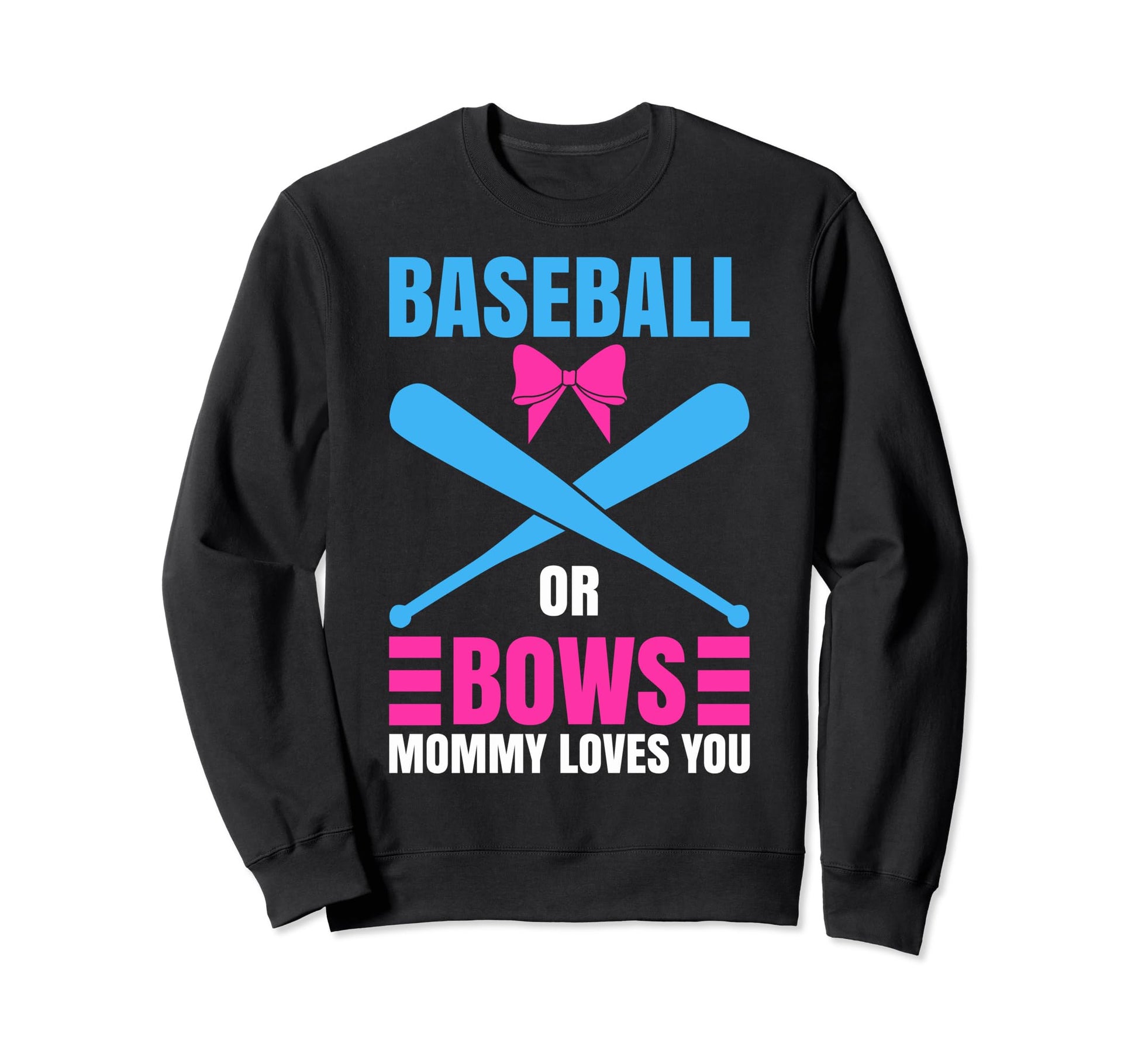 Baseball Or Bows Party Baseball Or Bows Sweatshirt - Trendy Graphic Unisex - T-Shirt, Sweatshirt, Hoodie