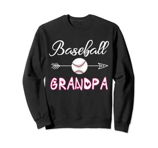Baseball Grandpa Birthday Sport Sweatshirt - Aesthetic Graphic Unisex - T-Shirt, Sweatshirt, Hoodie