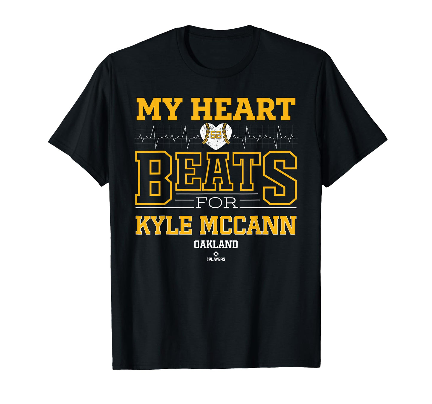 My Heart Beats Kyle Mccann Oakland T-Shirt - Novelty Apparel Unisex - T-Shirt, Sweatshirt, Hoodie
