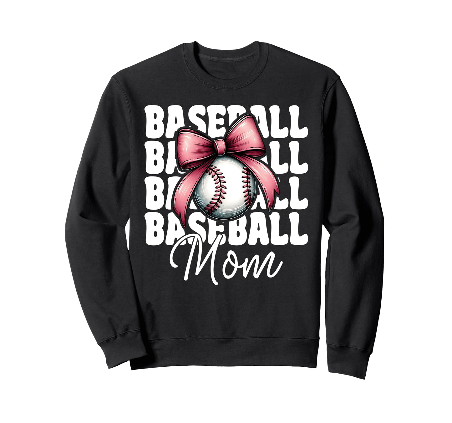 Baseball Mom Baseball Mama Sweatshirt - Casual Everyday Wear Men Women - T-Shirt, Sweatshirt, Hoodie
