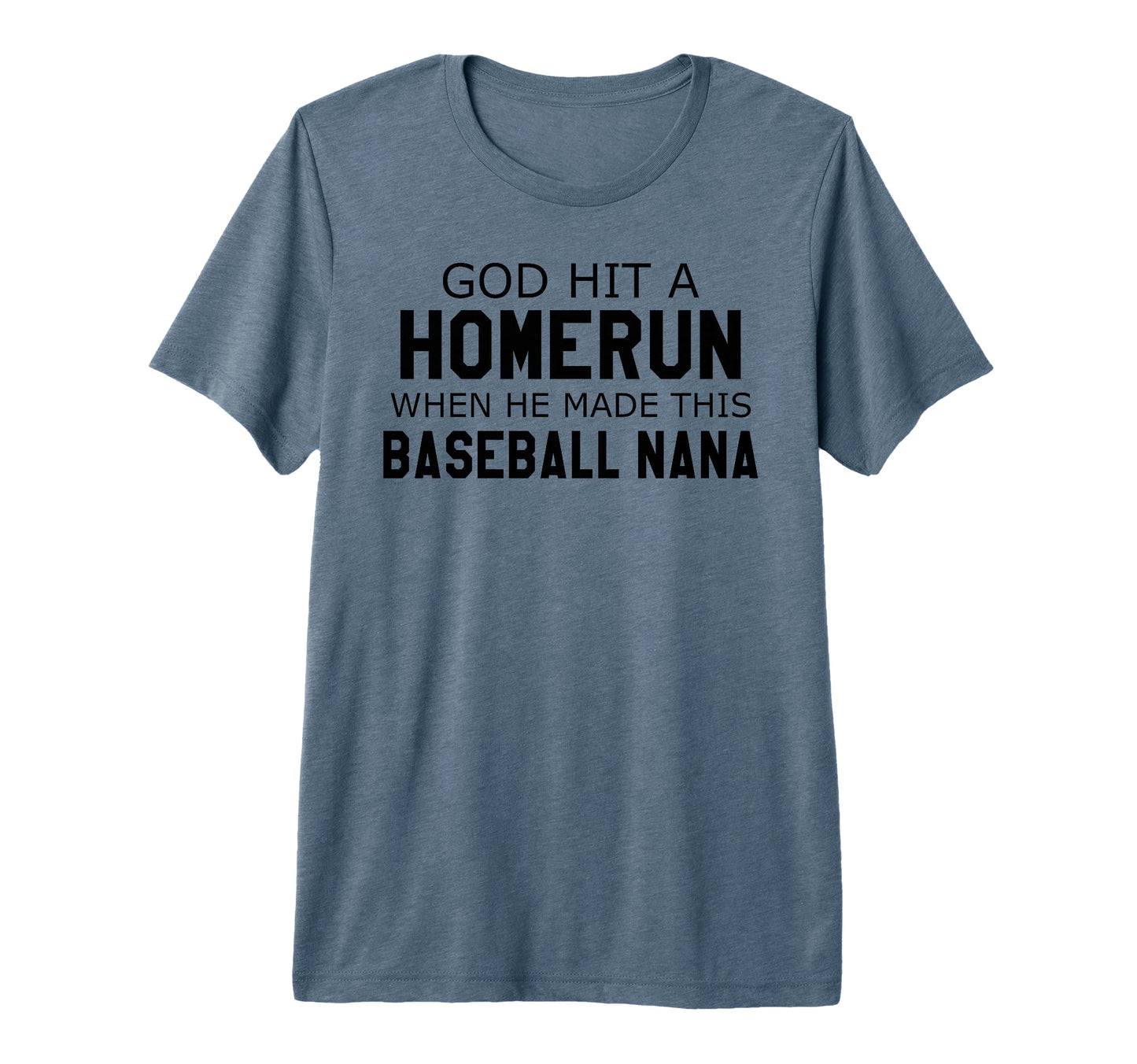 God Hit Homerun When He Made This T-Shirt - Custom Art Print Unisex - T-Shirt, Sweatshirt, Hoodie