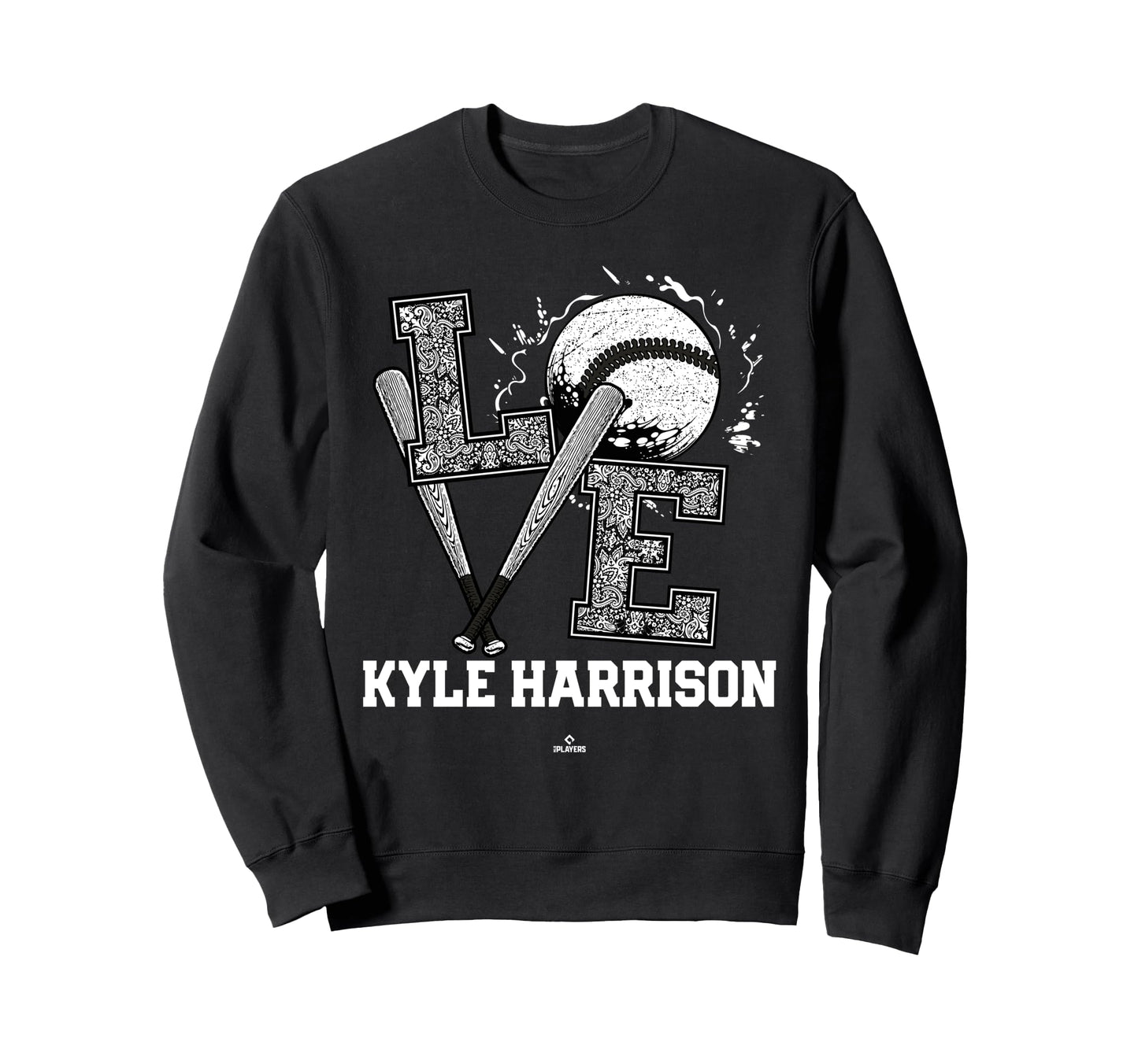 Distressed Baseball Love Kyle Sweatshirt - Aesthetic Graphic Unisex - T-Shirt, Sweatshirt, Hoodie