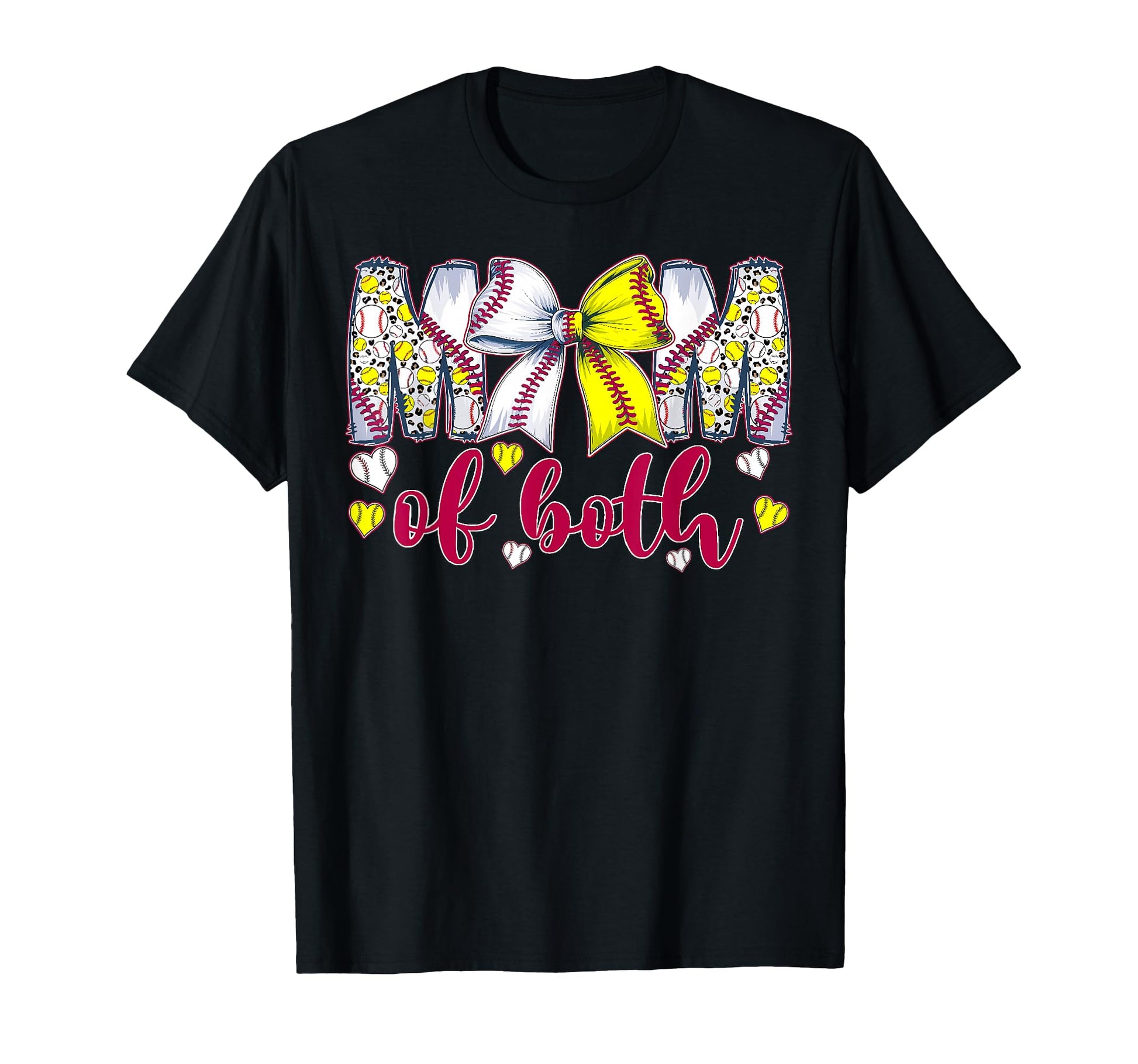 Funny Ball Mom Baseball Softball Coquette T-Shirt - Graphic Print Unisex - T-Shirt, Sweatshirt, Hoodie
