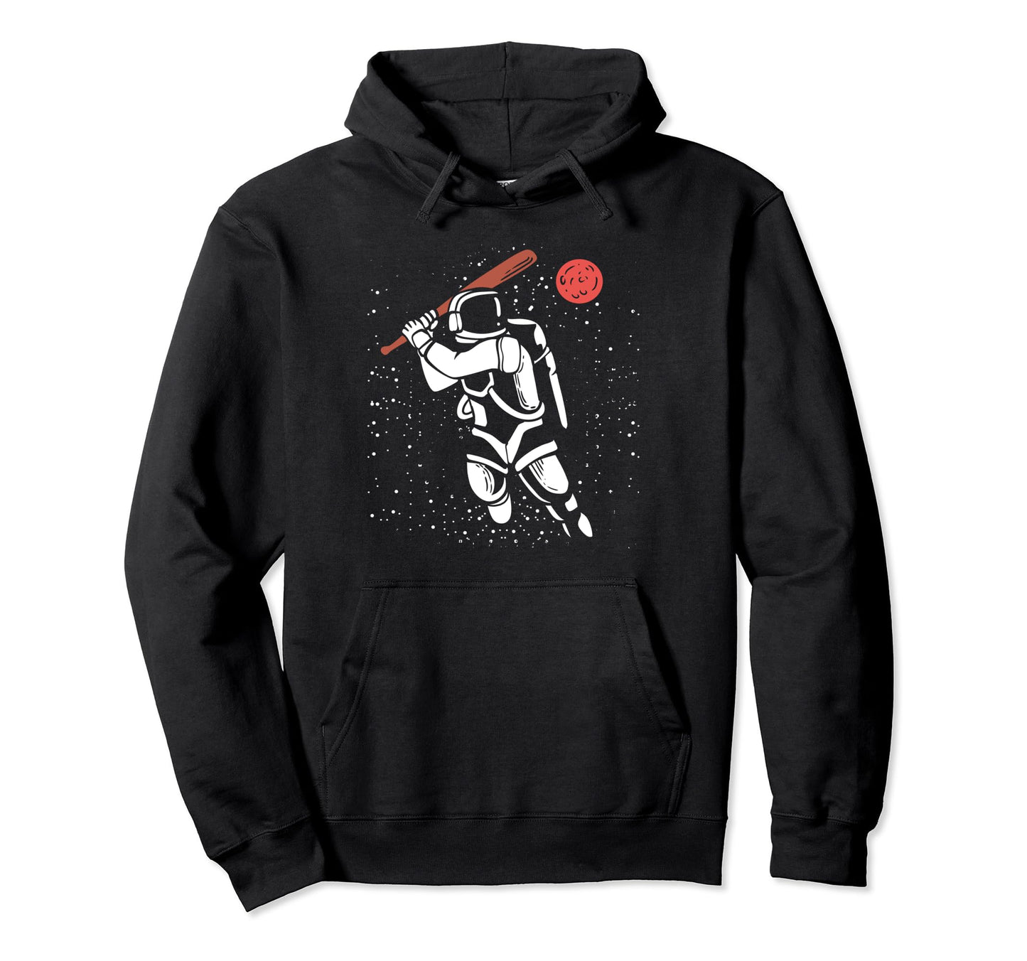 Astronaut Home Run Pitcher Hoodie - Trendy Graphic Men Women - T-Shirt, Sweatshirt, Hoodie