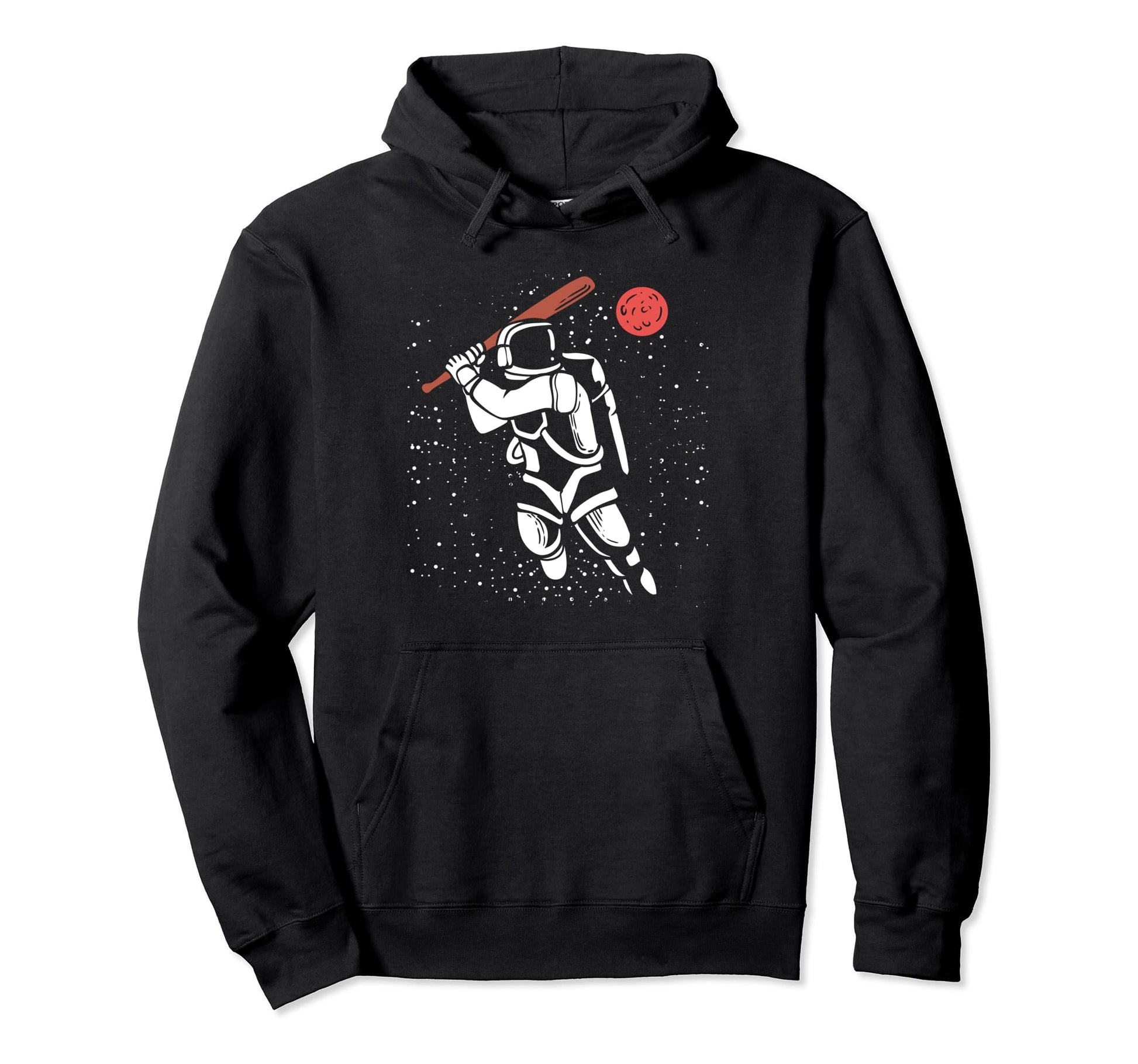 Astronaut Home Run Pitcher Hoodie - Trendy Graphic Men Women - T-Shirt, Sweatshirt, Hoodie