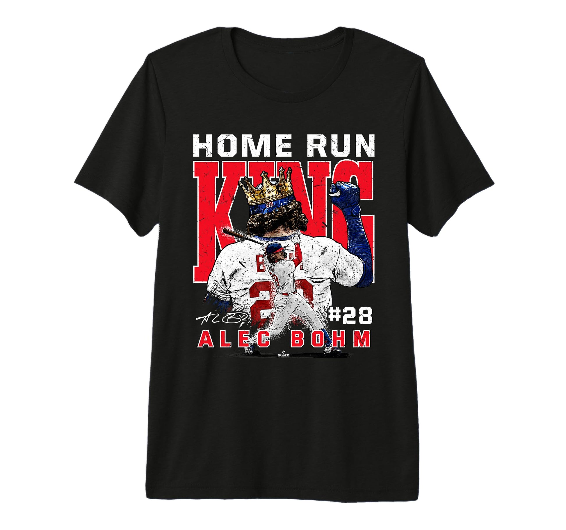 Home Run King Alec Bohm Philadelphia T-Shirt - Novelty Apparel Men Women - T-Shirt, Sweatshirt, Hoodie