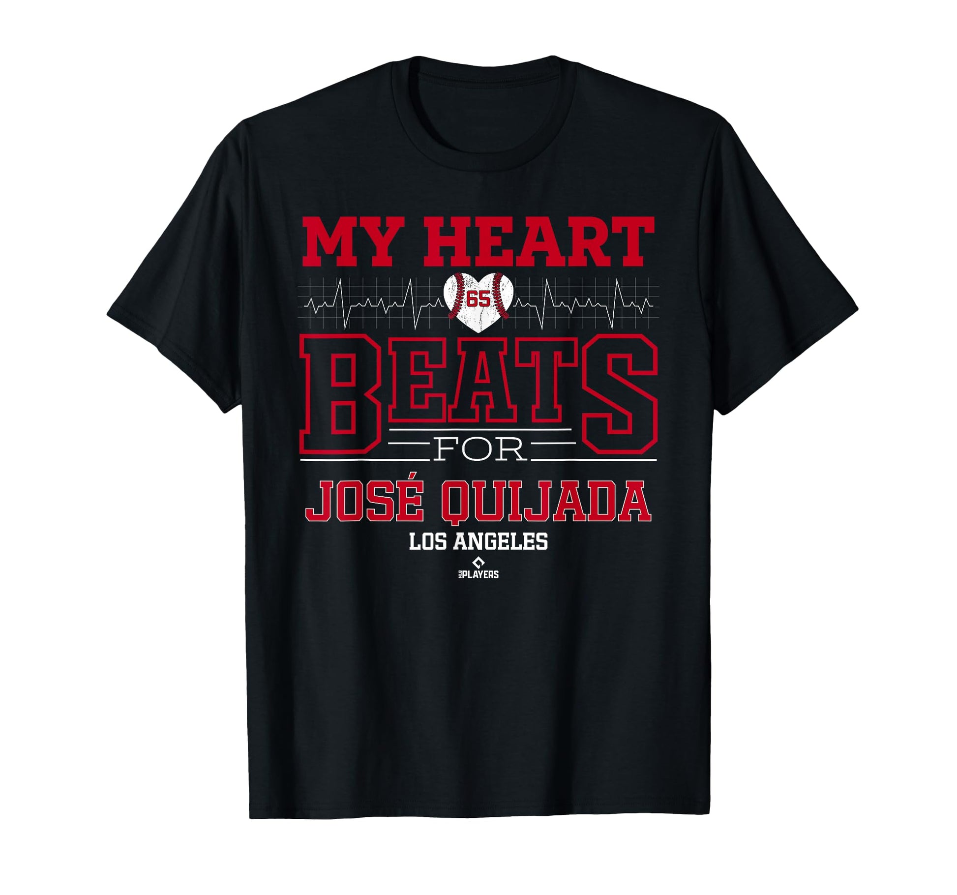 My Heart Beats Jos Quijada Los Angeles T-Shirt - Minimalist Print Unisex - T-Shirt, Sweatshirt, Hoodie