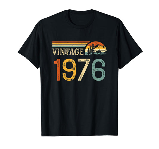 50Th Birthday 1976 50 Years Old Bday T-Shirt - Graphic Print Unisex - T-Shirt, Sweatshirt, Hoodie