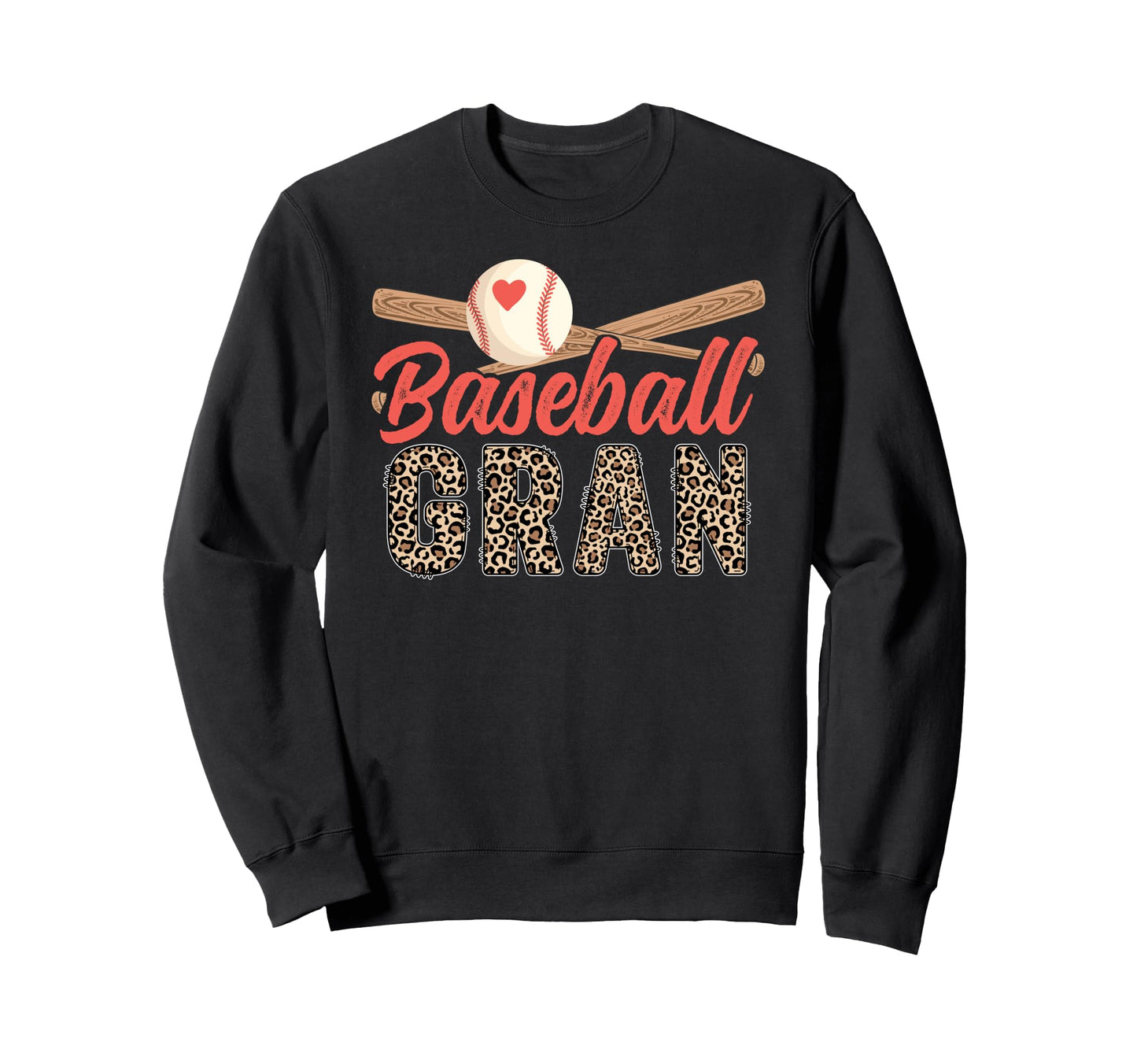 Baseball Gran Leopard Gran Sweatshirt - Streetwear Style for Adults - T-Shirt, Sweatshirt, Hoodie