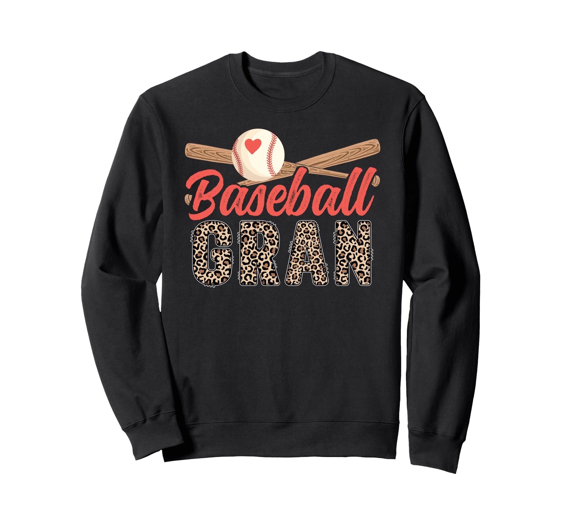 Baseball Gran Leopard Gran Sweatshirt - Streetwear Style for Adults - T-Shirt, Sweatshirt, Hoodie
