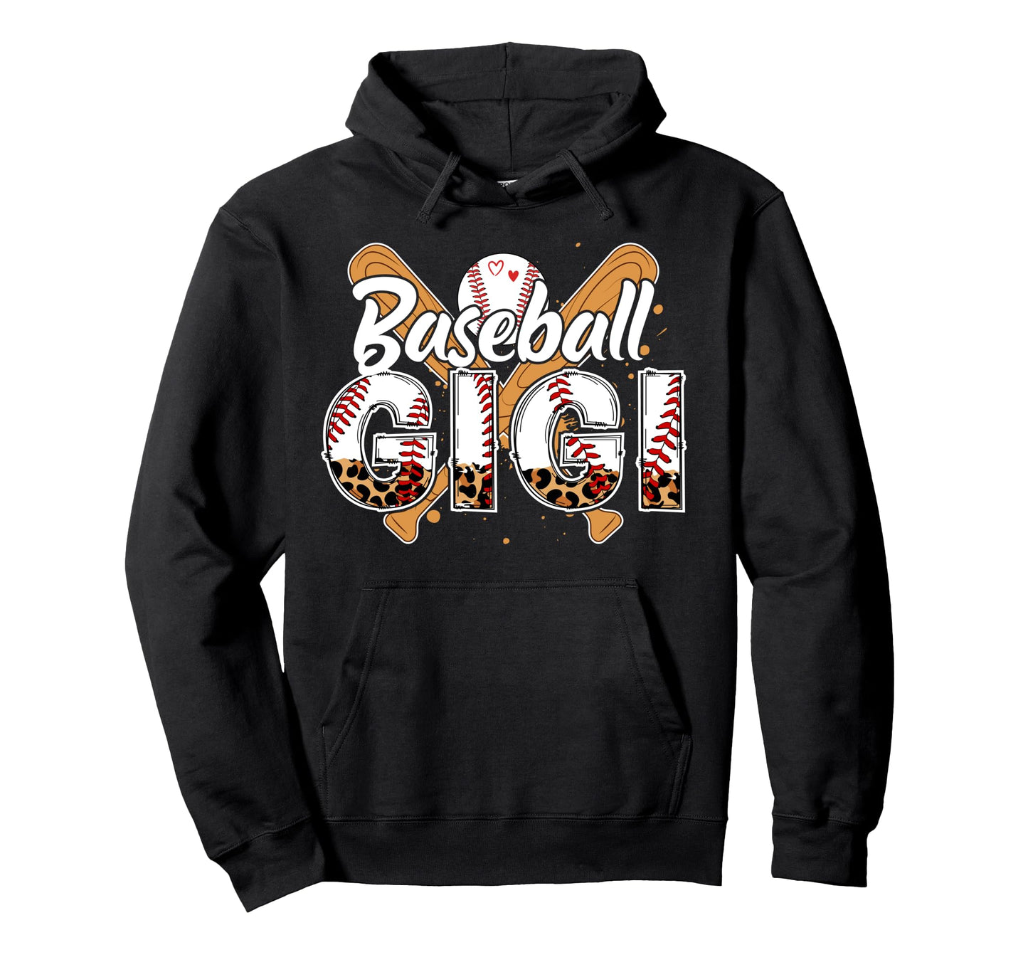 Baseball Gigi Leopard Gigi Baseball Hoodie - Streetwear Style Men Women - T-Shirt, Sweatshirt, Hoodie